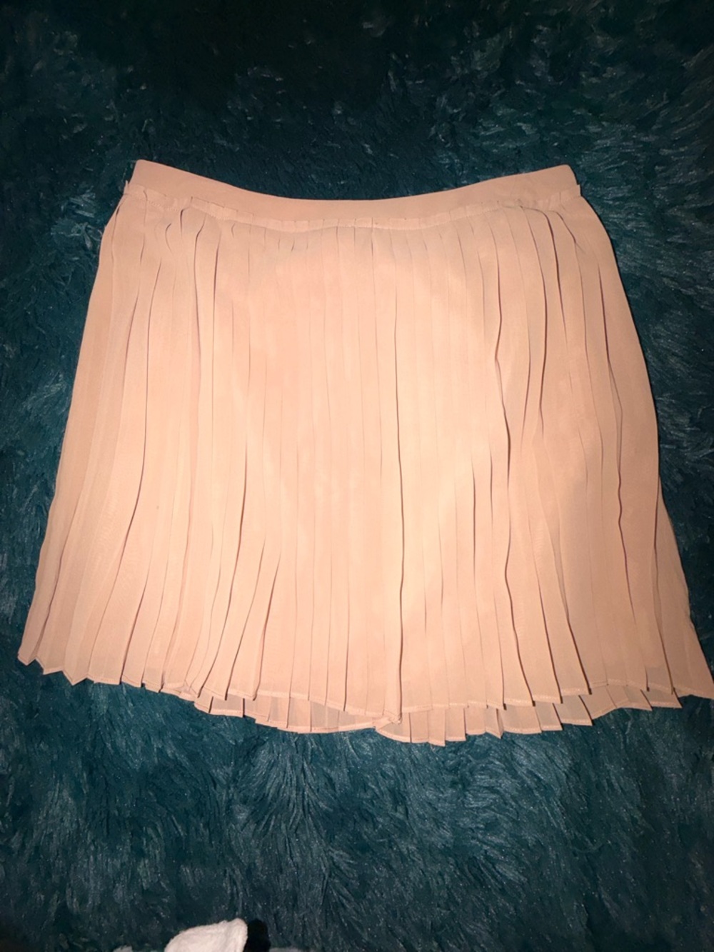 LC Lauren Conrad Pleated Mini Skirt in Blush Pink, size 16